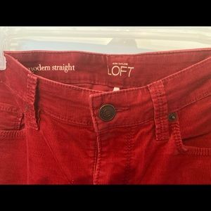 Ann Taylor LOFT Womens Modern Skinny Corduroy Pants Sz 6￼